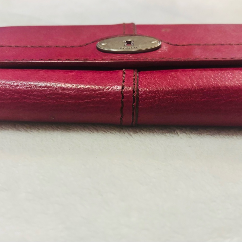 Fossil Maddox Marlow Leather Trifold Wallet, Beautiful Condition EUC - Picture 3 of 12